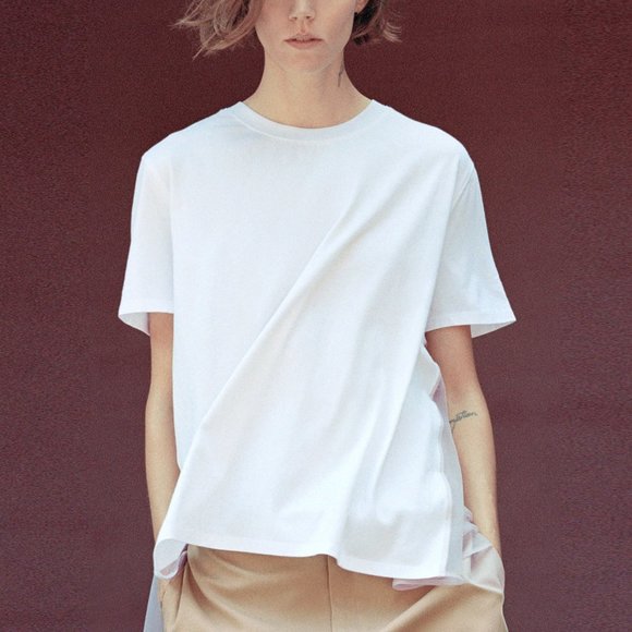 NEW! Zara Organza Oversized TOP with  ECO Friendly Cotton , Size M - Picture 5 of 16